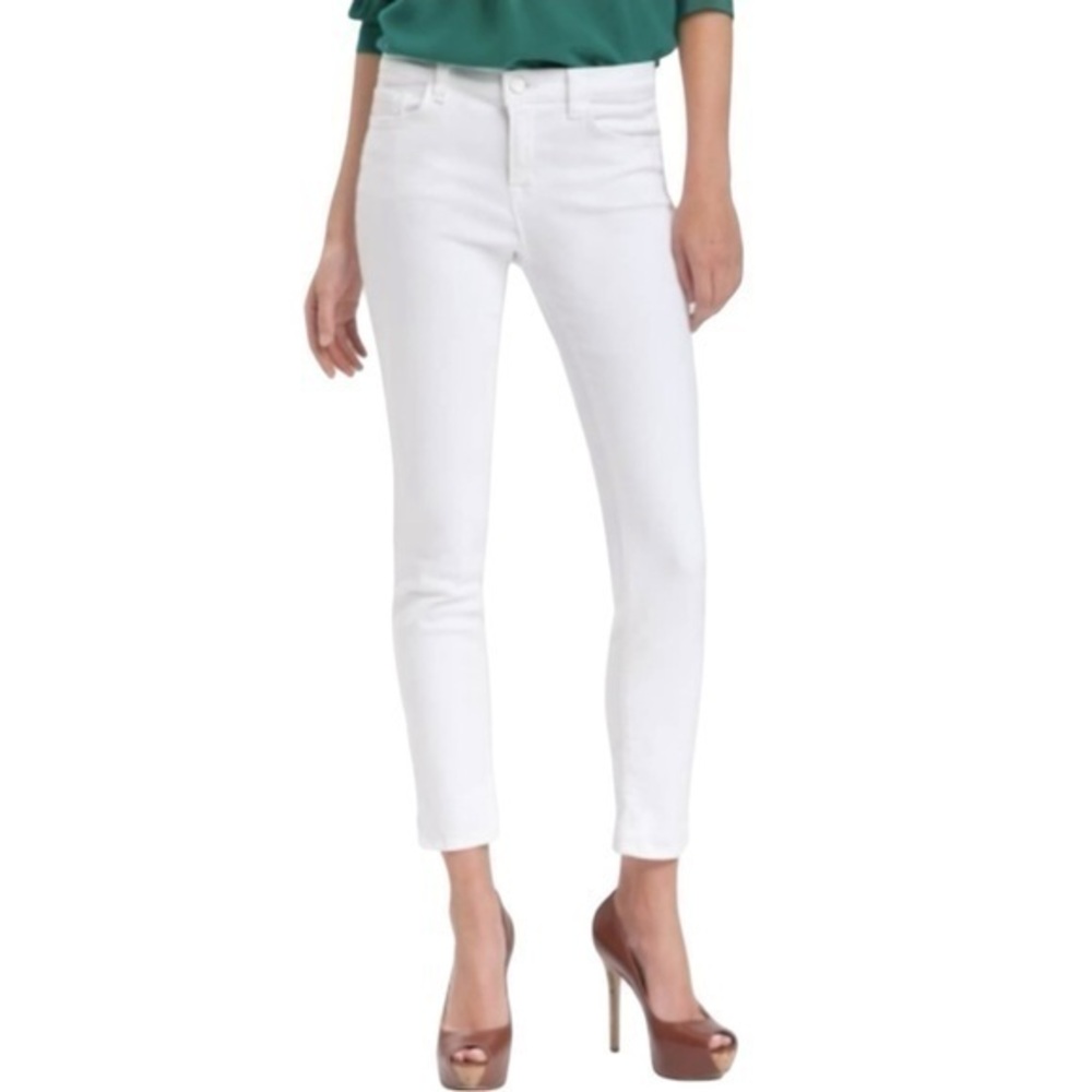J Brand Denim Women’s Size 32 Snow White Skinny Leg Jeans